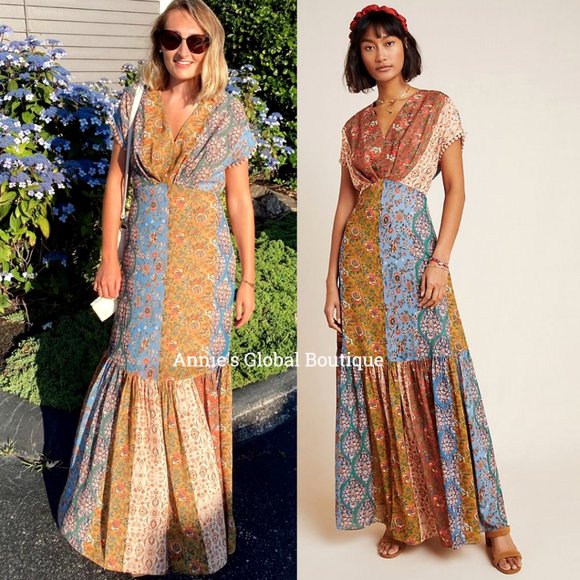 NWT, Anthropologie Sachin & Babi Angelica Maxi Dress - Picture 14 of 16